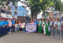 उदयपुरमा मानव बेचबिखन तथा ओसारपसारविरुद्ध प्रभातफेरी र सचेतनामूलक कार्यक्रम